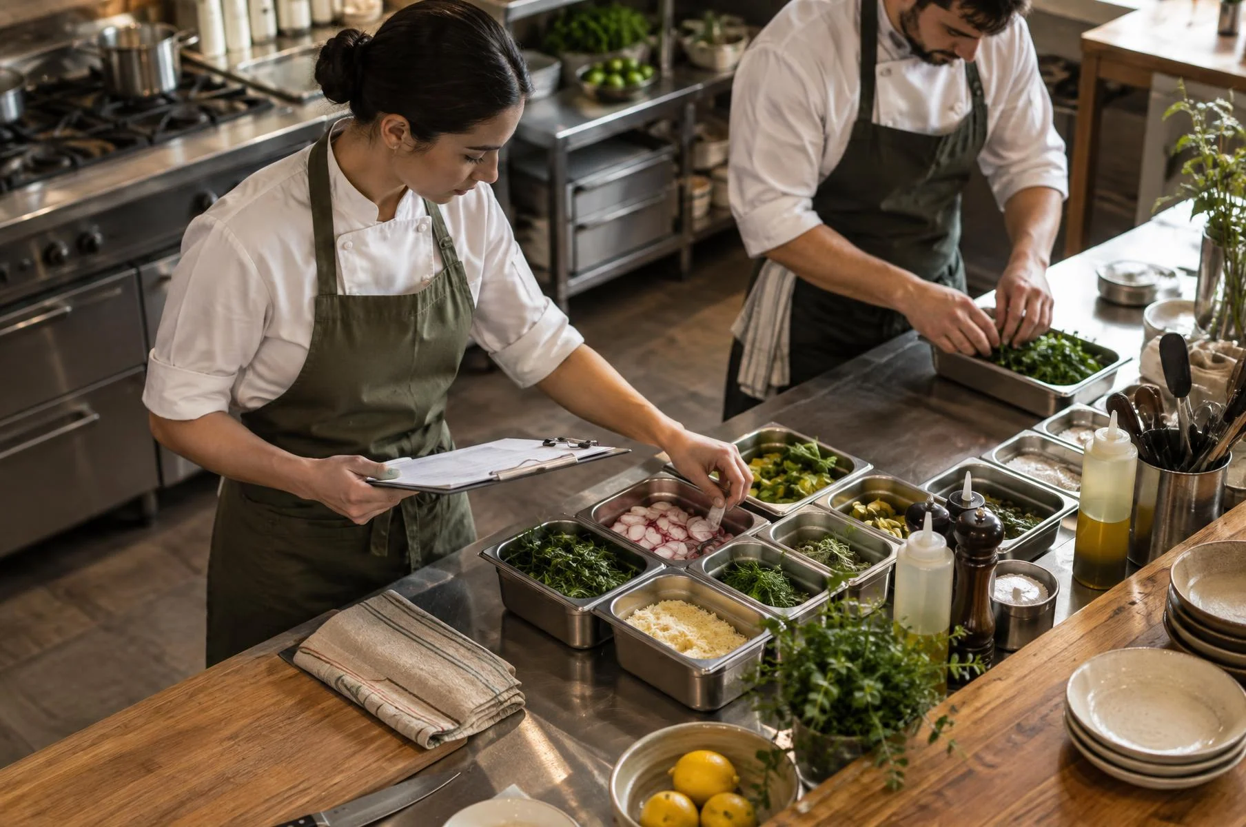 Demand Forecast in a real kitchen